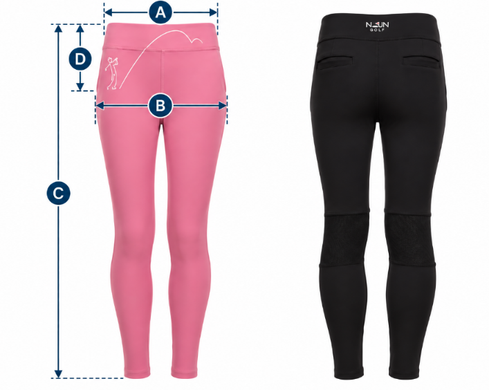 Guide des tailles tregging Noungolf